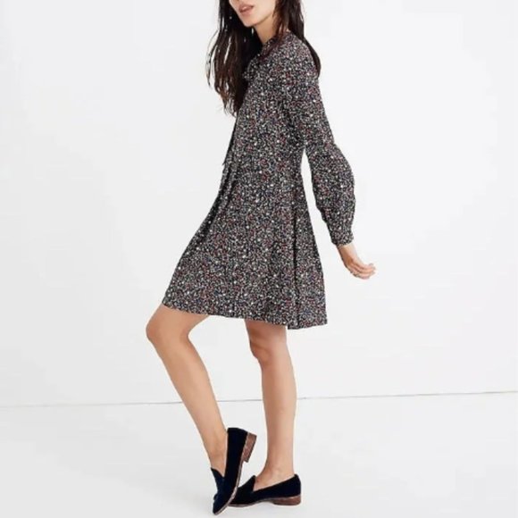 Madewell Dresses & Skirts - Womens Madewell Silk Star Dress Size 8